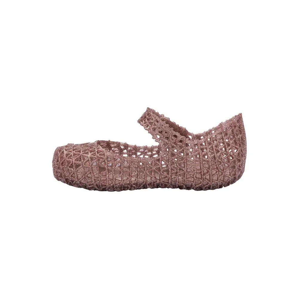 Mini Melissa Campana 32995-52990 Toddlers US 6 Rose Glitter Mary Jane HAWK3042
